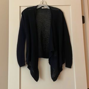 Abercrombie navy blue knit cardigan